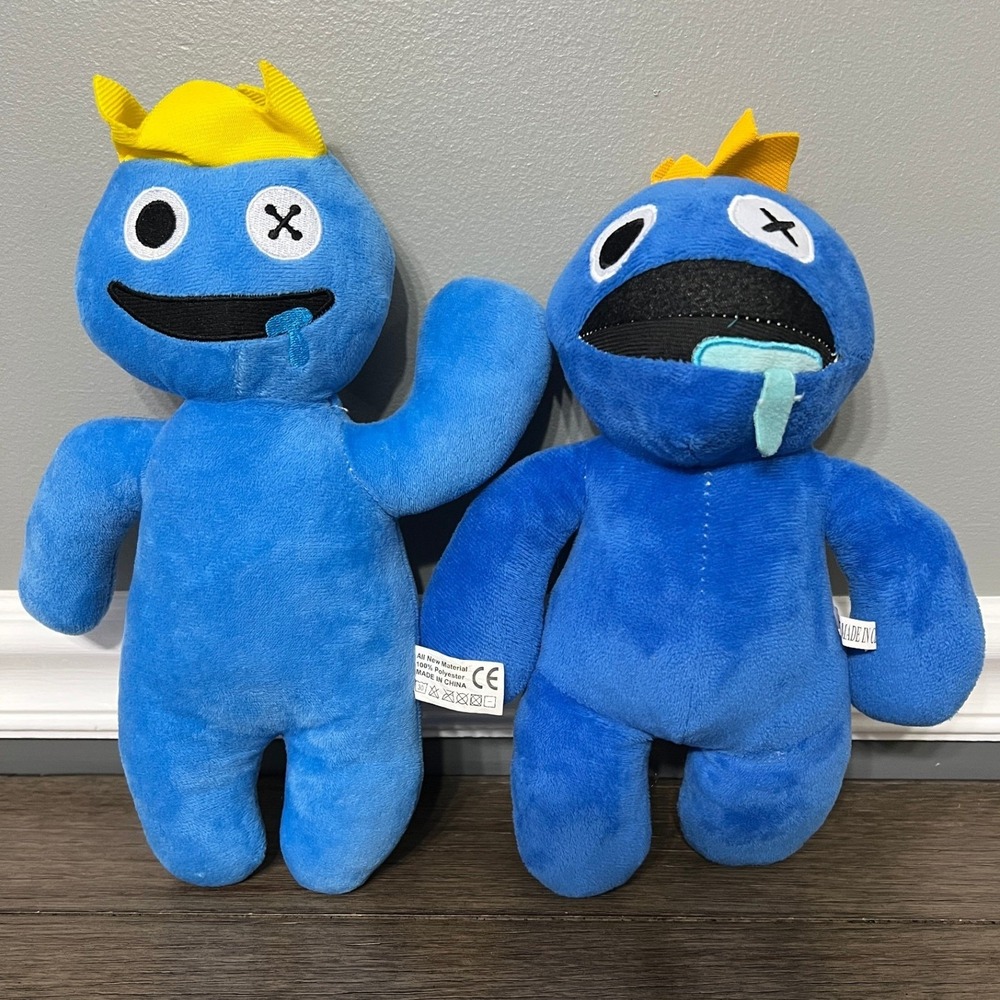 Roblox Rainbow Friends Plush Toys Blue Stuffed Animal Bundle Collectible